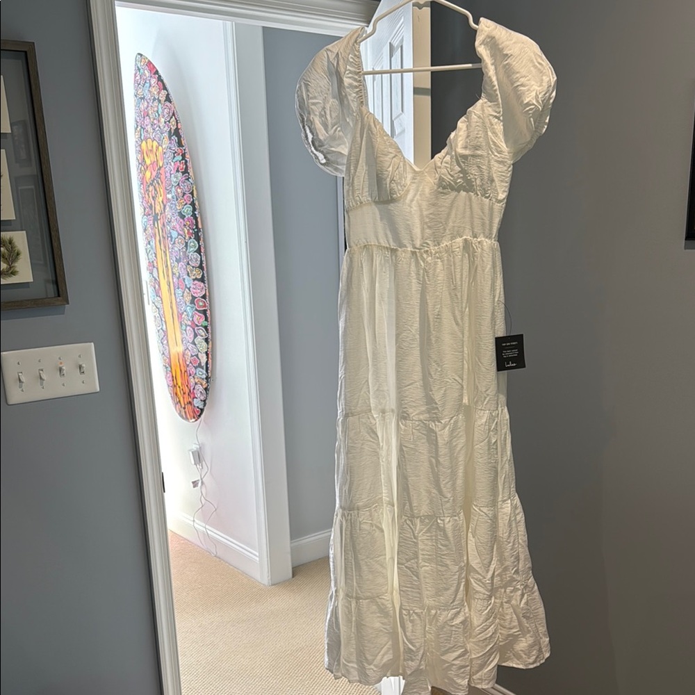 Elegant Lulus White Women's Dress